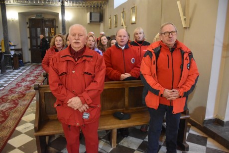 Przewodnicy spotkali się z biskupem Janem Piotrowskim na Karczówce