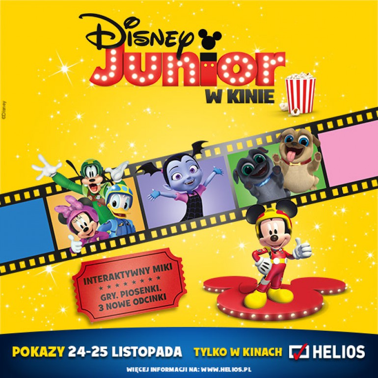 Disney Junior w Kinie Helios Kielce