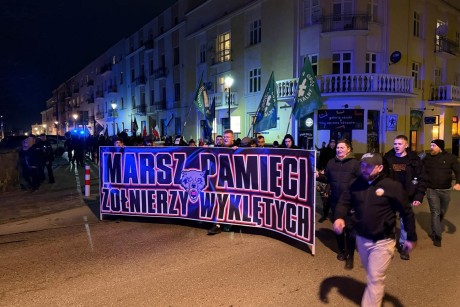 [FOTO] Marszem upamiętnili Żołnierzy Wyklętych