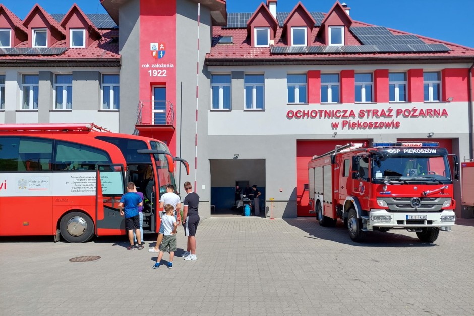 Strażacy z Piekoszowa zapraszają do oddawania krwi