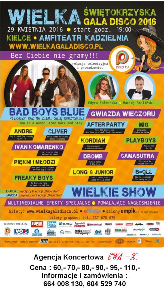 ŚWIĘTOKRZYSKA WIELKA GALA DISCO 2016