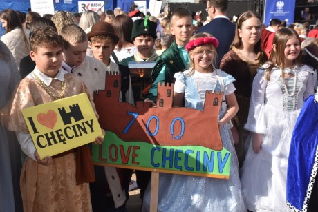 Świętowali 700-lecie nadania praw miejskich. Piękna uroczystość w Chęcinach