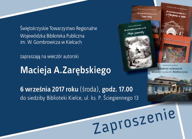 Wieczór autorski Macieja A. Zarębskiego