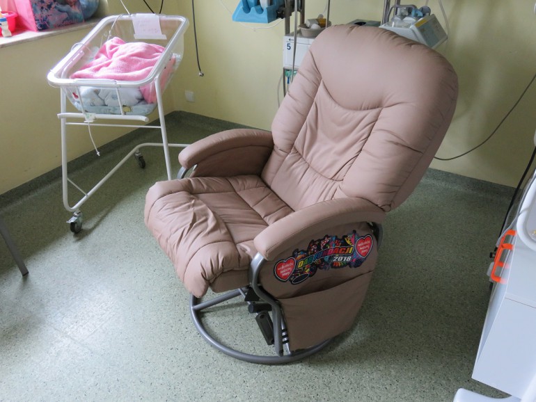 Specjalny fotel dla małych pacjentów