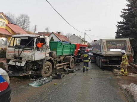 Wypadek w Łagowie. Droga jest zablokowana