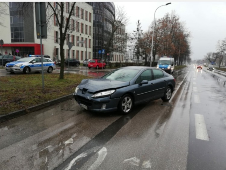 Wypadek na ulicy Warszawskiej