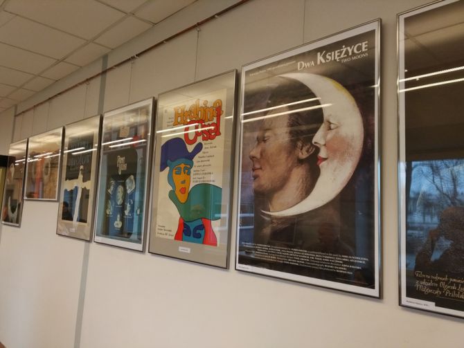Wystawa plakatów filmowych w WBP