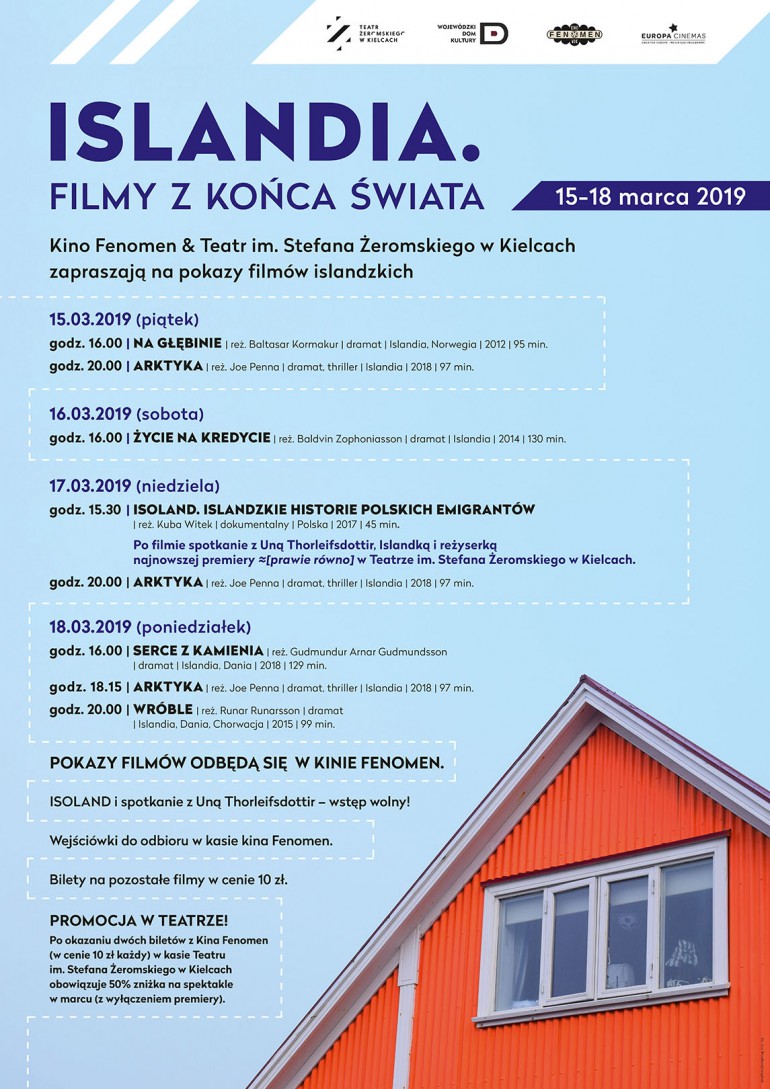 W Kielcach będą pokazy filmów islandzkich