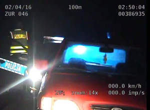 Alkohol, prędkość, pościg i zatrzymanie