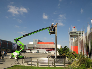 Kolumna czasu w Targach Kielce
