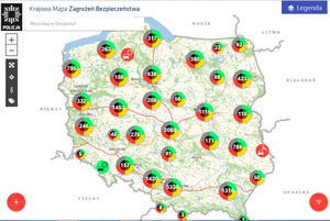 Mapa Zagrożeń już działa