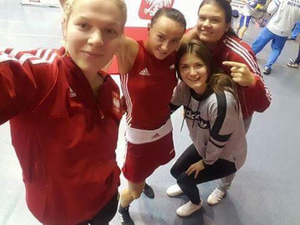 Sandra Drabik w strefie medalowej ME