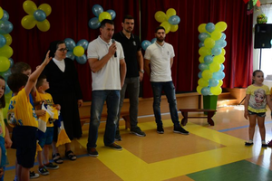 [FOTO/VIDEO] Szczypiorniści  PGE VIVE spotkali się z przedszkolakami