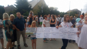 Protesty mieszkańców pod Telegrafem. Nie chcą składowiska