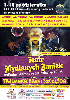 Teatr Baniek Mydlanych zaprasza