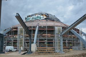 [VIDEO] Remont dworca PKS w Kielcach przebiega zgodnie z planem. Do jesieni mają zakończyć się prace na zewnątrz budynku