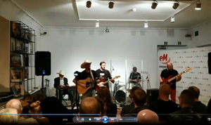 [VIDEO] Koncert country w Radiu eM! Wheels of Steel Band!