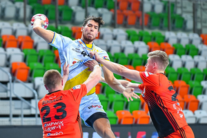 Radosny handball w Lubinie. Łomża Vive wygrywa z Zagłębiem