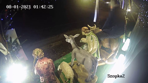 [VIDEO] Nasza bożonarodzeniowa szopka zdewastowana