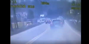 [WIDEO] Jechał za szybko i po alkoholu