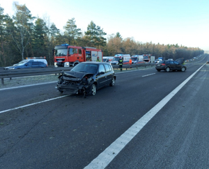 Dwie kolizje na S7. Utrudnienia w Barczy i Skarżysku