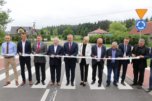 Nowe rondo w gminie Mniów