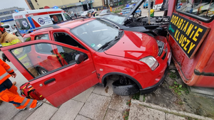 Wypadek na Panoramicznej. Kobieta w szpitalu