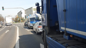 Wypadek na ul. Warszawskiej