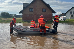Groźne ulewy nad regionem. Strażacy mieli pełne ręce roboty
