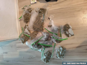 W sportowej torbie miał kilogram narkotyków