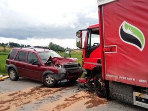 Wypadek w Grocholicach. Jedna osoba nie żyje