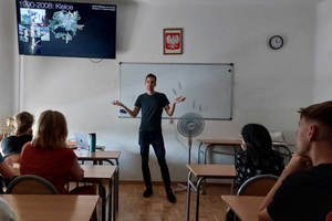 Kielczanin z CERN-u spotkał się z młodzieżą