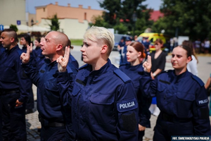 Nowi funkcjonariusze w regionie. Ślubowali podczas Święta Policji