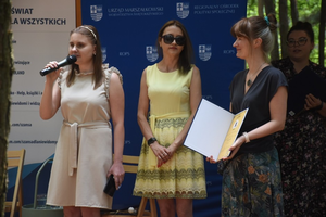 Piknik dla osób niewidomych w Pietraszkach. Uczestnicy dotarli na... tandemach