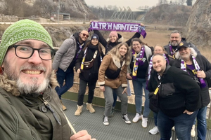 Kielecki bloger oprowadził po mieście kibiców Nantes