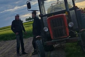 Kompletnie pijany traktorzysta stracił prawo jazdy