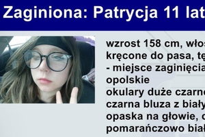 [AKTUALIZACJA] Patrycja odnaleziona. Akcja policji odwołana