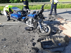 Tragiczny wypadek. Nie żyje motocyklista