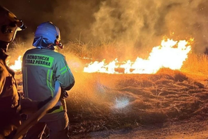 10 pożarów jednego dnia, jedna osoba ranna