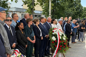 [FOTO] 79. rocznica pogromu w Kielcach. Uczczono pamięć ofiar