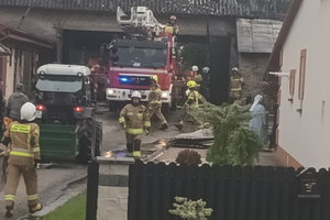 Ogromne straty po pożarze w Tęczy