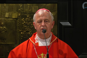 Biskup Jan Piotrowski modlił się za misjonarzy na Jasnej Górze