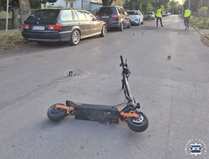 Kolejny wypadek na hulajnodze elektrycznej. 13-latek w szpitalu