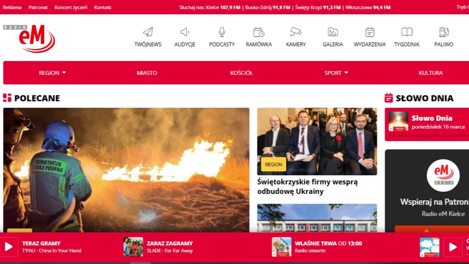 Nowy serwis internetowy Radia eM już dostępny!