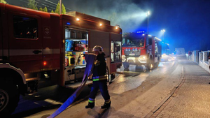 Duży pożar w Bogorii. W akcji 35 strażaków