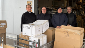 Kolejny transport darów Caritas wyruszył z Kielc na Ukrainę