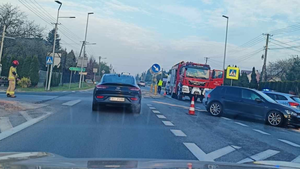 Wypadek w Radlinie. Jedna osoba w szpitalu