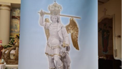 Figura św. Michała Archanioła nawiedzi Solec-Zdrój 