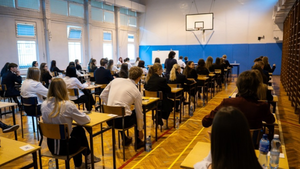 Maturzyści mierzą się z „królową nauk”
