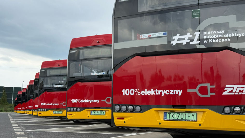 Kielczanie pojadą na prądzie. 24 autobusy elektryczne pojawiły się już na ulicach